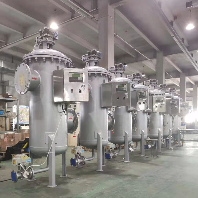 Selbstreinigender Filter für Hochofengas-Kühlwasser in Stahlwerken 